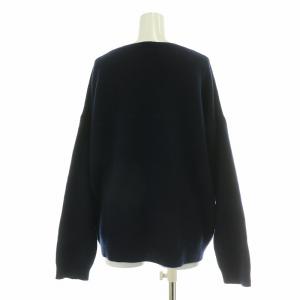 Max Mara ニット カシミヤ L ネイビー