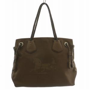 トートバッグ ブラウン