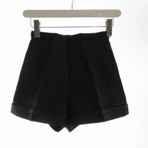 タグ付き ショートパンツ ハーフ 36 黒 ブラック D2207-73MU032 /RO