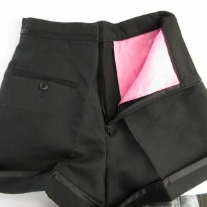DSQUARED2 タグ付き ショートパンツ ハーフ 36 黒 ブラック D2207-73MU032 /RO