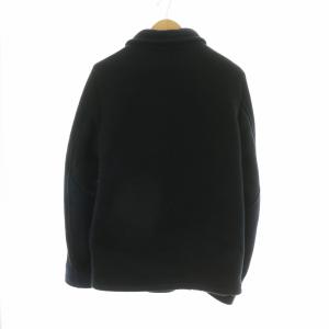 BLUE BLUE JAPAN コート 裏ボア ショート アウター 3 L 紺 ネイビー 黒 ブラック