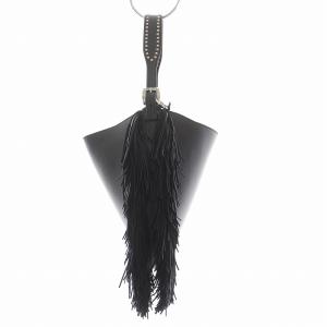 J&M DAVIDSON FIESTA フリンジ ハンドバッグ ブラック