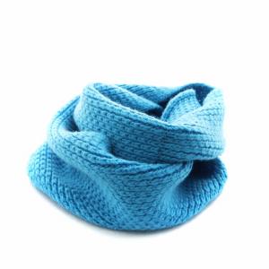ネックウォーマー カシミヤ ライトブルー