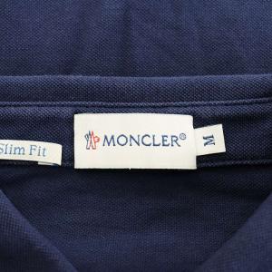 MONCLER MAGLIA POLO MANICA CORTA ポロシャツ 半袖 コットン M 紺 ネイビー /AN37