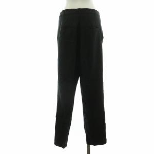 JOSEPH パンツ 麻 リネン ベルト付き 38 ブラック PRJRIM0336 /NQ