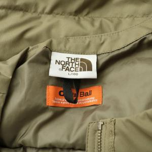 THE NORTH FACE ホワイトレーベル COMFY ON BALL JACKET オンボールジャケット ノーカラー 中綿 アウター ロゴ L カーキ