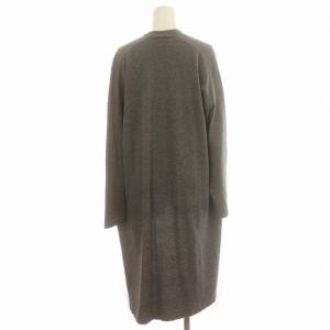 evam eva evameva エバムエバ ウール ロングカーディガン ニット カーディガン F グレー /G