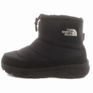 THE NORTH FACE NF52280 ヌプシ ブーティ ウォータープルーフ スノーブーツ ショート ナイロン US6 24cm 黒 ブラック