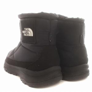THE NORTH FACE NF52280 ヌプシ ブーティ ウォータープルーフ スノーブーツ ショート ナイロン US6 24cm 黒 ブラック