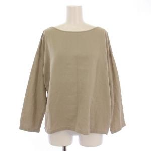 コットンリネンプルオーバー シャツ ブラウス 七分袖 F グレージュ E201T061 /BM