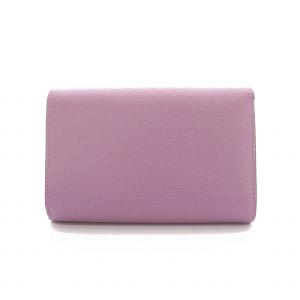 Mulberry 二つ折り財布 小銭入れあり レザー ピンクパープル /YM