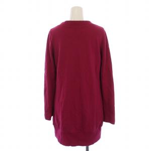 BURBERRY BLUE LABEL スウェット トレーナー チュニック 38 赤紫