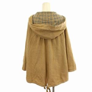 BURBERRY BLUE LABEL パーカー スウェット ポンチョ E1G14-596-40 ケープ 38 ベージュ