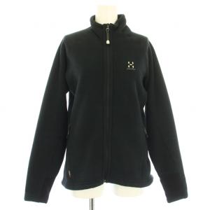 フリースジャケット ジップアップ ボア S 黒 ブラック