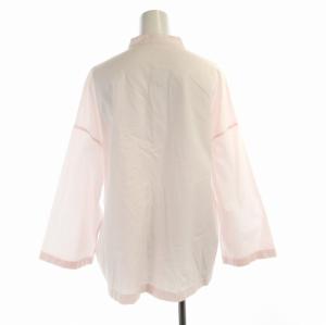 GALERIE VIE シャツ ブラウス プルオーバー ビックシルエット 長袖 36 ピンク 23-01-14-01103