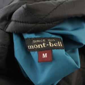 mont-bell サーマラップ スカート 1105598 リバーシブル キルティング ラップスカート ひざ丈 中綿 M 黒 青