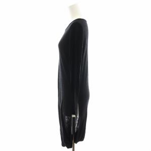 MM6 Maison Margiela ワンピース ロング丈 長袖 M 黒 ブラック