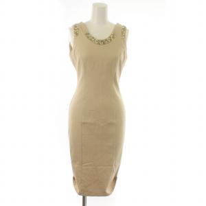 ワンピース ロング ビジュー 40 ベージュ /MM