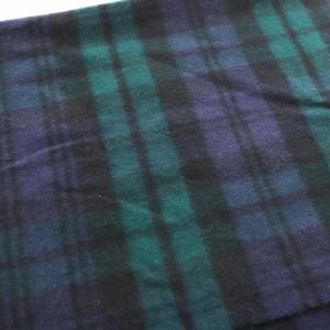 Johnstons of Elgin ジョンストンズ オブ エルガン ストール フリンジ チェック柄 カシミヤ 紺 ネイビー 黒 ブラック 緑 グリーン /AN28