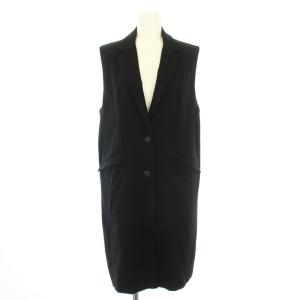 MEOW ロングジレ ベスト FREE 黒 ブラック 0117CV01