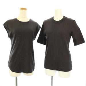 LB.03 / Anti Soaked 汗染み防止 クルーネックリブTシャツ 五分袖 ノースリーブ 2点セット