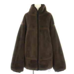 22AW ボアブルゾン アウター ジップアップ F 茶 ブラウン GGZ1022307A0009 /TK
