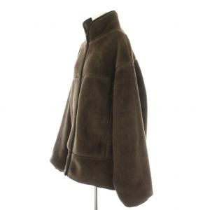 GALLARDAGALANTE 22AW ボアブルゾン アウター ジップアップ F 茶 ブラウン GGZ1022307A0009 /TK