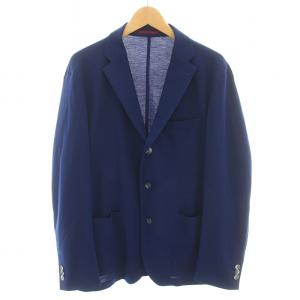 テーラードジャケット シングル 3B センターベント カルキュロ CALCULO生地 麻 リネン XL