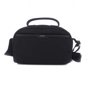 ANYA HINDMARCH ラベル マルチポケット クロスボディバッグ ミニ ブラック
