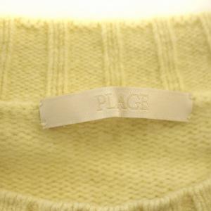 Plage 23AW Yak Big ヤク ニット プルオーバー セーター 長袖 F 黄色 イエロー /G