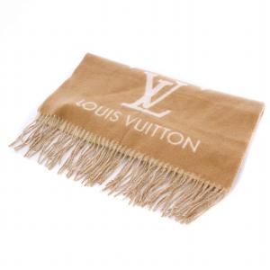 LOUIS VUITTON レイキャビック マフラー モノグラム カシミヤ セーブル M76067