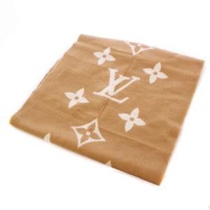 LOUIS VUITTON レイキャビック マフラー モノグラム カシミヤ セーブル M76067