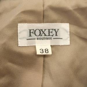 FOXEY BOUTIQUE ツイードジャケット 38 ライトブルー