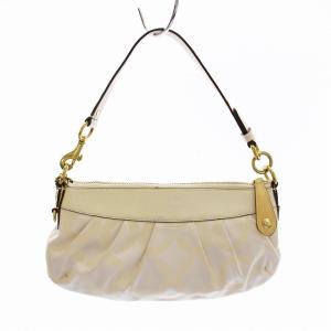 COACH 12950 シグネチャー ハンドバッグ 肩掛け 白 ホワイト