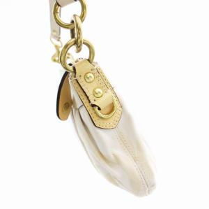 COACH 12950 シグネチャー ハンドバッグ 肩掛け 白 ホワイト