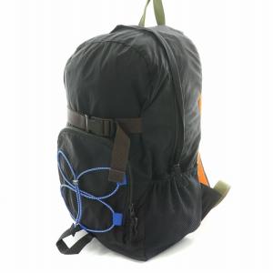 nagonstans リュックサック デイパック ナイロン メッシュ 切替 M 黒 ブラック