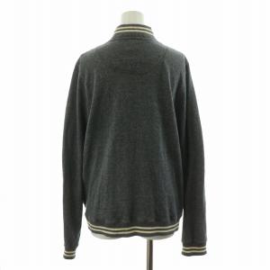 PAUL SMITH ジップアップジャケット アウター 長袖 ロゴワッペン XL グレー /NQ
