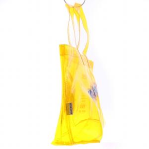 HYSTERIC　HITSトートバッグ HYSTERIC HITS トートバッグ ハンドバッグ ロゴ ビニール 黄色