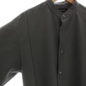 UNITED TOKYO UNITEDTOKYO 23SS ストレッチツイルバンドカラーシャツ 半袖 1 グレー 133302007 /YM
