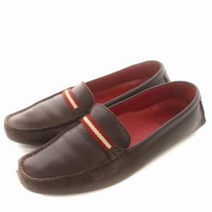 ローファー モカシン レザー スリッポン 36.5 茶 ブラウン /G