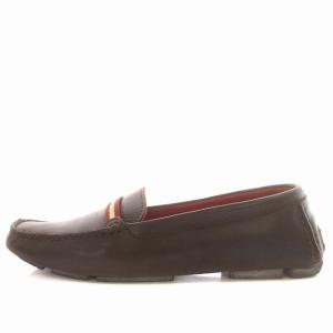 BALLY ローファー モカシン レザー スリッポン 36.5 茶 ブラウン /G