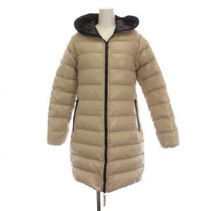 ACE アチェ ダウンジャケット ダウンコート ジップアップ ナイロン アウター 40 ベージュ /YM