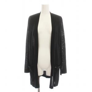 Cardigan Airy Long カーディガン ブラック 35663