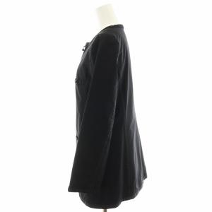 TO BE CHIC 中綿コート ミドル丈 ビジュー装飾 アウター 38 S 黒 ブラック /AN25