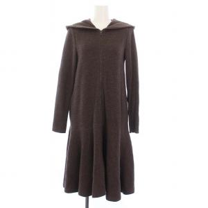 23年製 Knit Dress Amore 38 ブラウン 43966