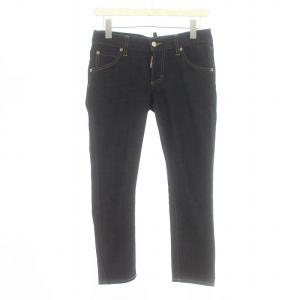 Deana jean S73LA0118 デニムパンツ ジーンズ クロップド ボタンフライ 38 インディゴブルー