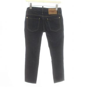DSQUARED2 Deana jean S73LA0118 デニムパンツ ジーンズ クロップド ボタンフライ 38 インディゴブルー