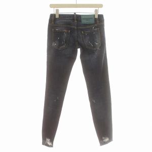 DSQUARED2 ダメージ加工 スキニーデニム 36 DSQUARED2 ダメージ加工 スキニーデニム 44インチ - メルカリ