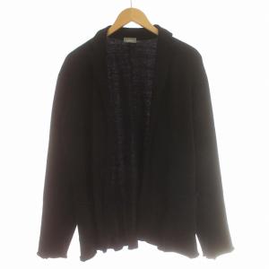 BEACON ニット テーラードジャケット 14WBM-T2231 カシミヤ混 2 黒 ブラック /G