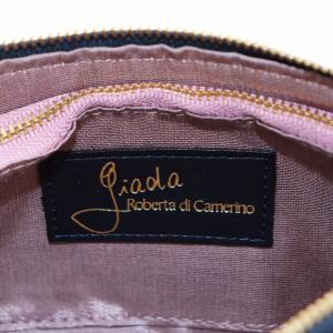 ROBERTA DI CAMERINO ハンドバッグ 2way レザー ボルドー ブラック